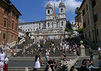 Fontana di Trevi and Piazza Spagna