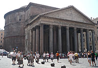 Pantheon und Villa Borghese