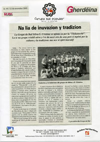 La Usc di Ladins nr. 44/2005<br />12 de november 2005